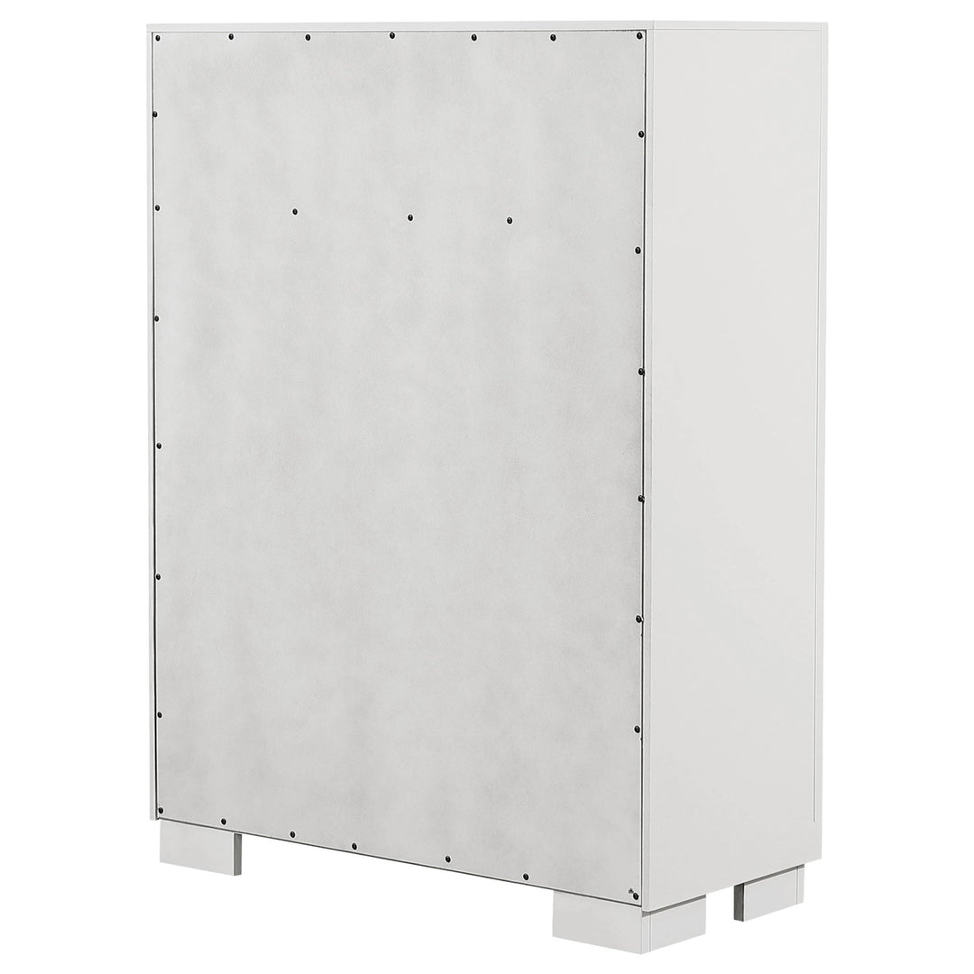 Jessica 5-drawer Bedroom Chest Snow White