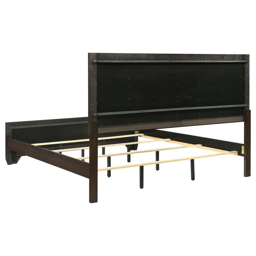 Kauffman 4-piece Eastern King Bedroom Set Dark Cocoa