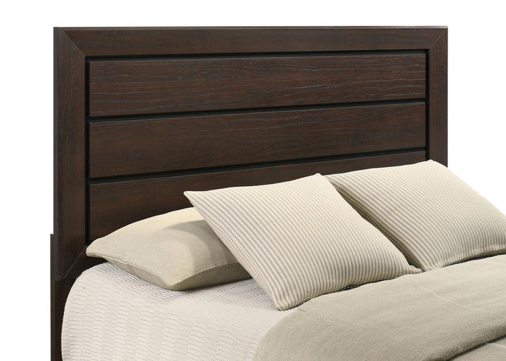 Kauffman 5-piece Eastern King Bedroom Set Dark Cocoa