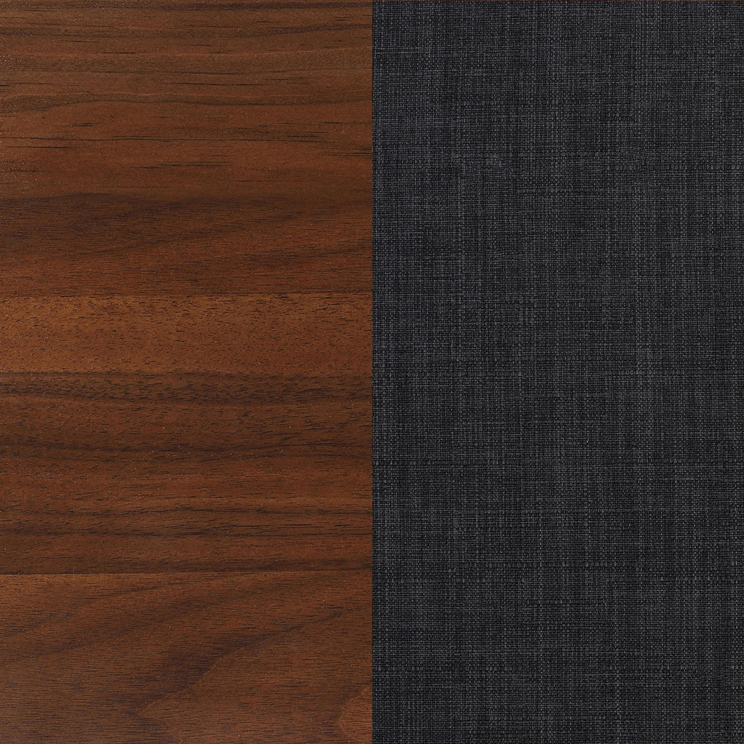 Robyn Wood Twin Platform Bed Dark Walnut