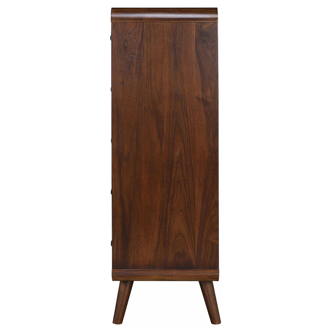 Robyn 5-drawer Bedroom Chest of Drawers Dark Walnut