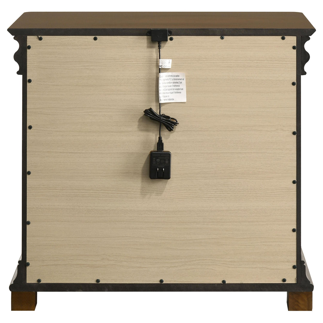 Garland 2-drawer Nightstand Bedside Table Brown Cherry
