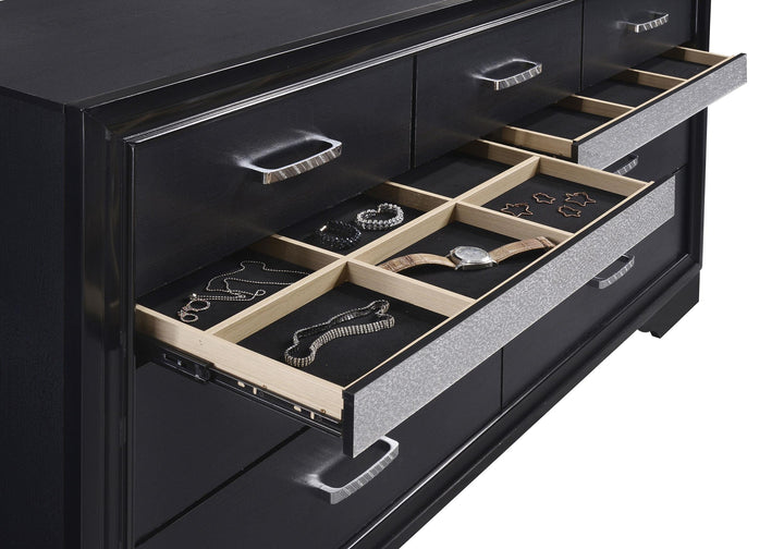 Miranda 5-piece Queen Bedroom Set Black
