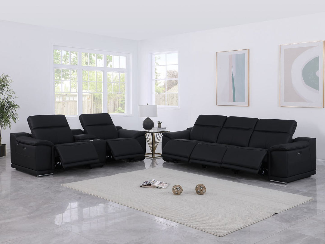 9762 - 6-Piece Modular Power Reclining Sofa And Console Loveseat Set With 5 Power Recliners In
