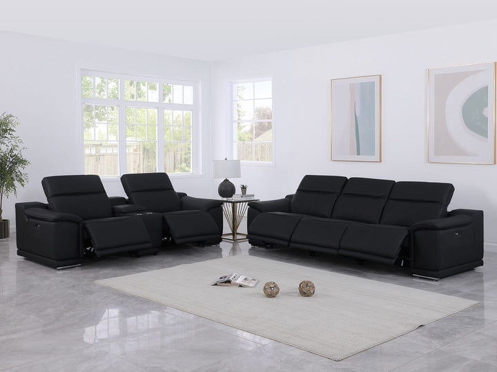 9762 - 6-Piece Modular Power Reclining Sofa And Console Loveseat Set With 5 Power Recliners In
