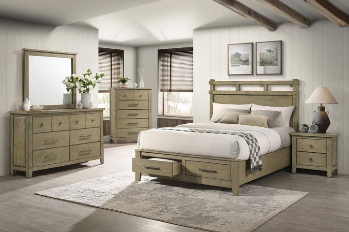 Hazlewood 6-drawer Bedroom Dresser Cabinet Vineyard Oak
