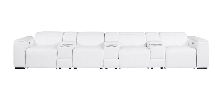 1224 - 7-Piece Modular Power Reclining Sofa In With 4 Power Recliners &amp; Power Headrests