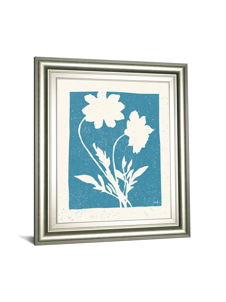 Joyful Spring I By Moira Hershey - Framed Print Wall Art - Blue
