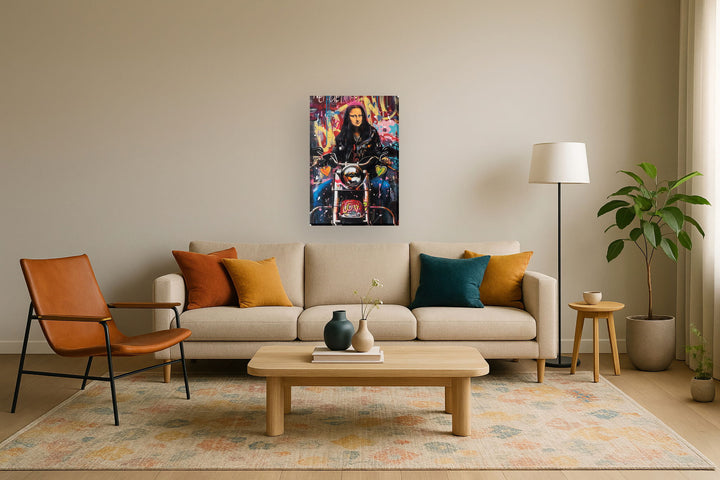 Graffiti Rider - 32" x 47" Framed Wall Art