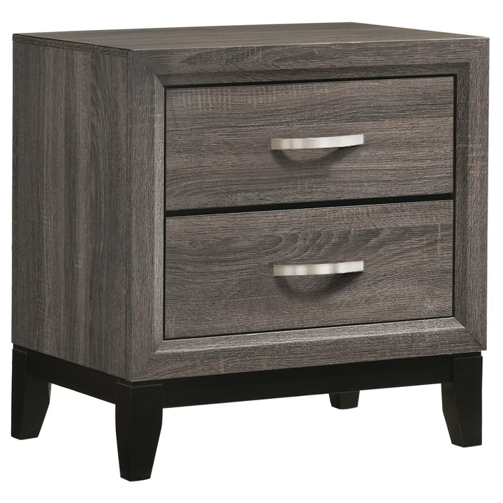 Watson Five-piece Full Bedroom Set Grey Oak