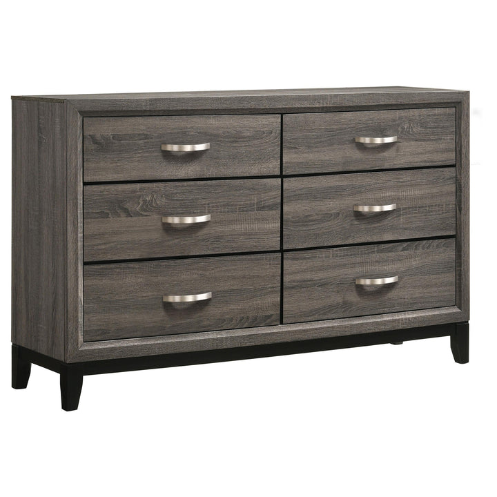 Watson Five-piece California King Bedroom Set Grey Oak