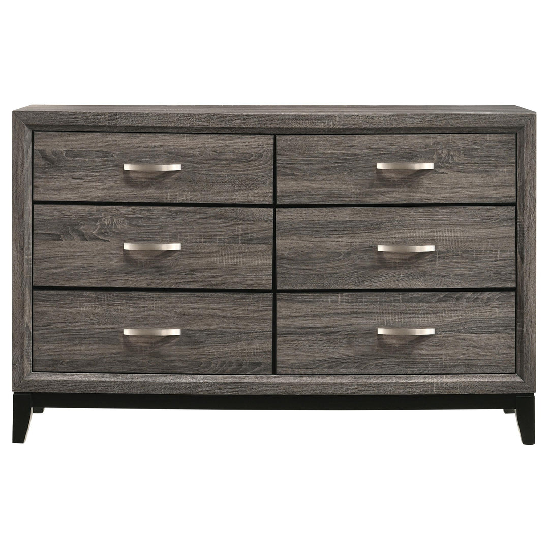 Watson Four-piece Twin Bedroom Set Grey Oak