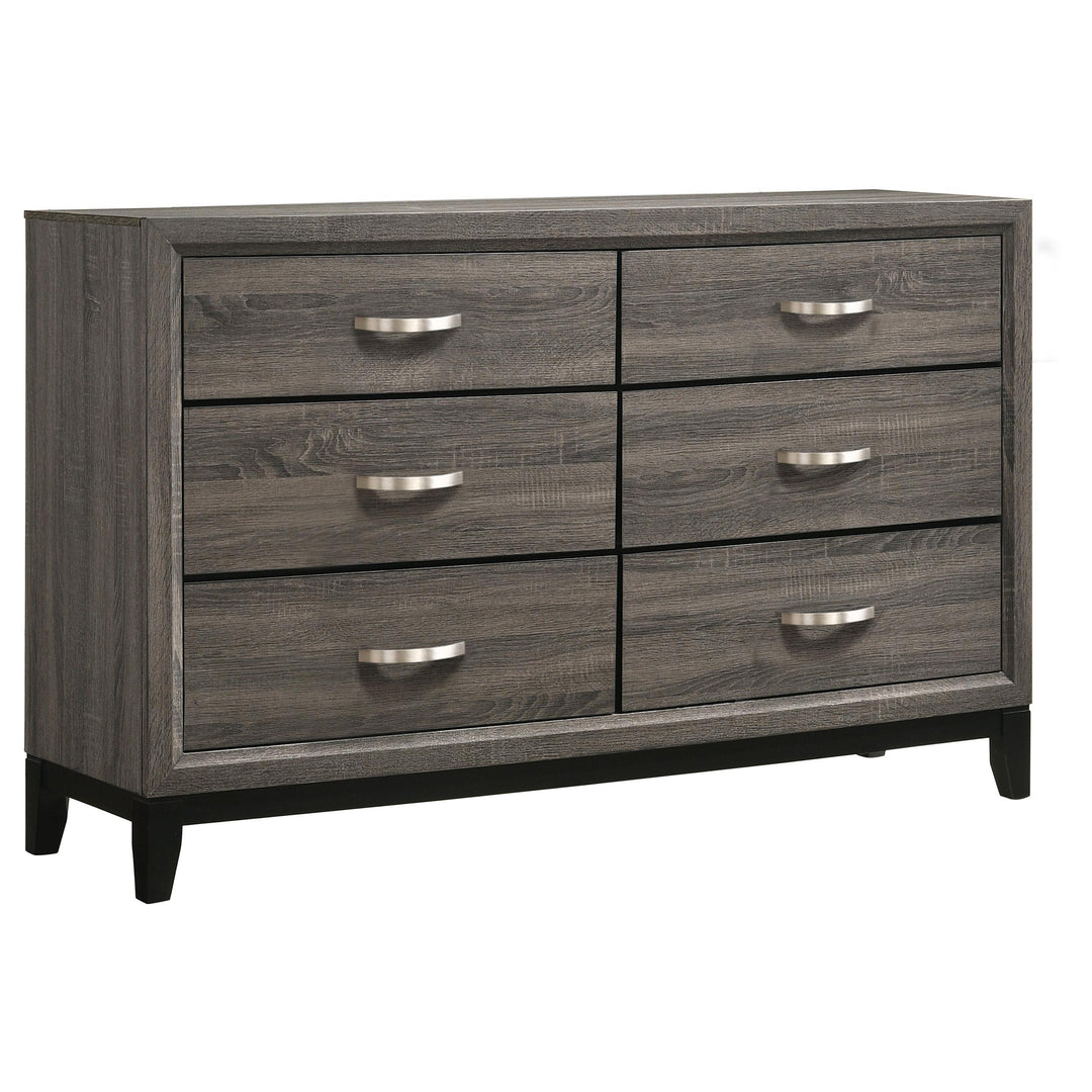 Watson Five-piece Twin Bedroom Set Grey Oak