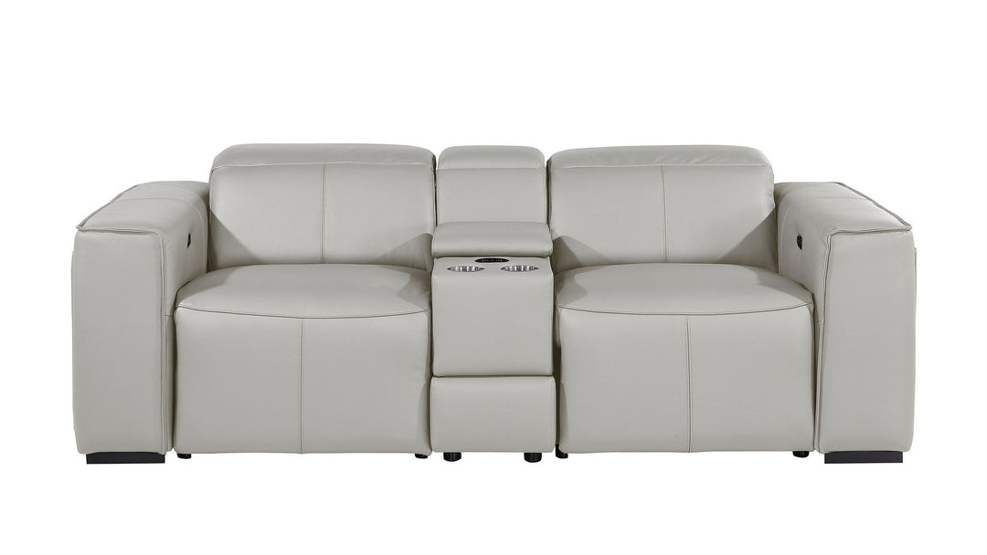 1224 - 3-Piece Modular Power Reclining Loveseat In With 2 Power Recliners &amp; Power Headrests
