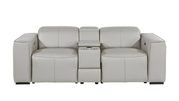1224 - 3-Piece Modular Power Reclining Loveseat In With 2 Power Recliners &amp; Power Headrests