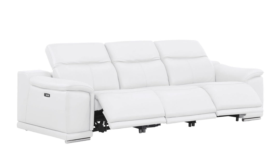 2679 - Genuine Leather Reclining Set (Sofa And Loveseat With 5 Power Recliners)