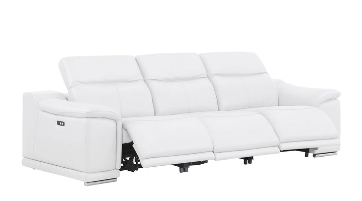 2679 - Genuine Leather Reclining Set (Sofa And Loveseat With 5 Power Recliners)