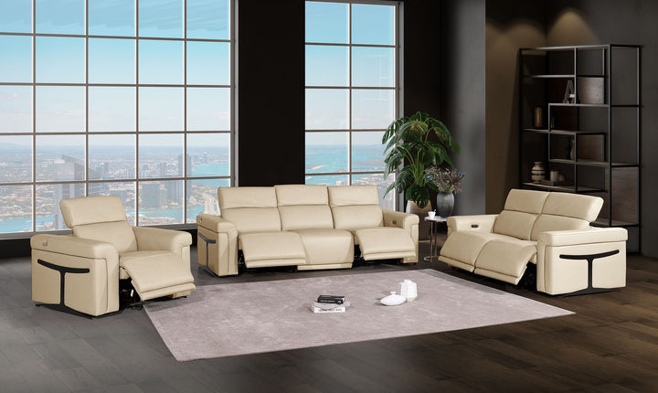 1126 - 6-Piece Modular Power Reclining Sofa, Loveseat &amp; Chair Set In With 5 Power Recliners &amp; Power Headrests