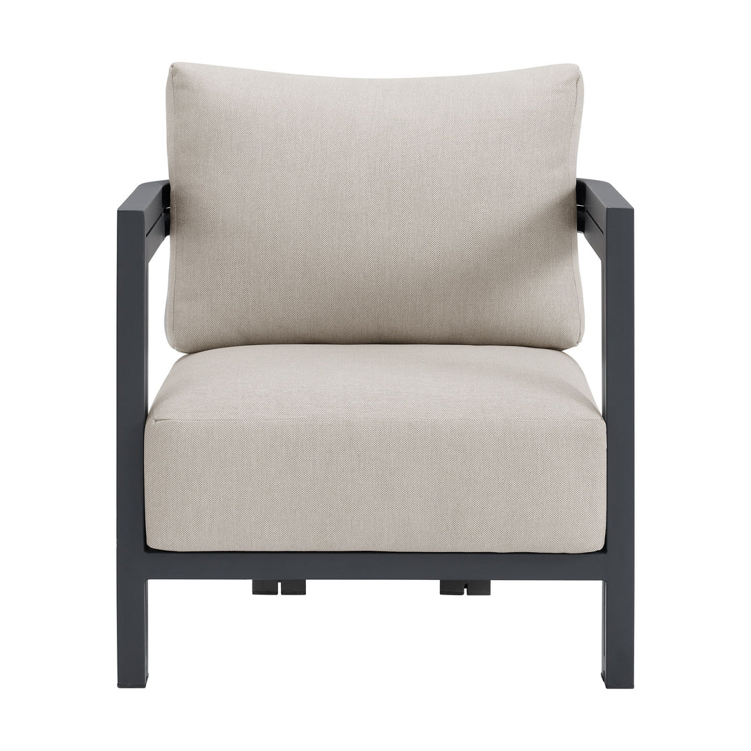 Playa - Chair (Set of 2) - Dark Gray / Beige