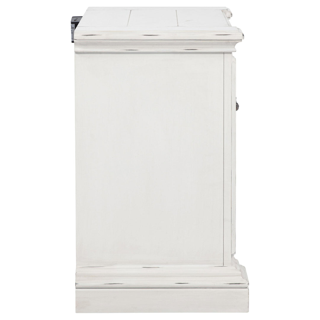 McKinney 2-drawer Nightstand with Dual USB Vintage White