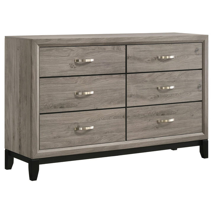 Valen Four-piece Full Bedroom Set Light Taupe