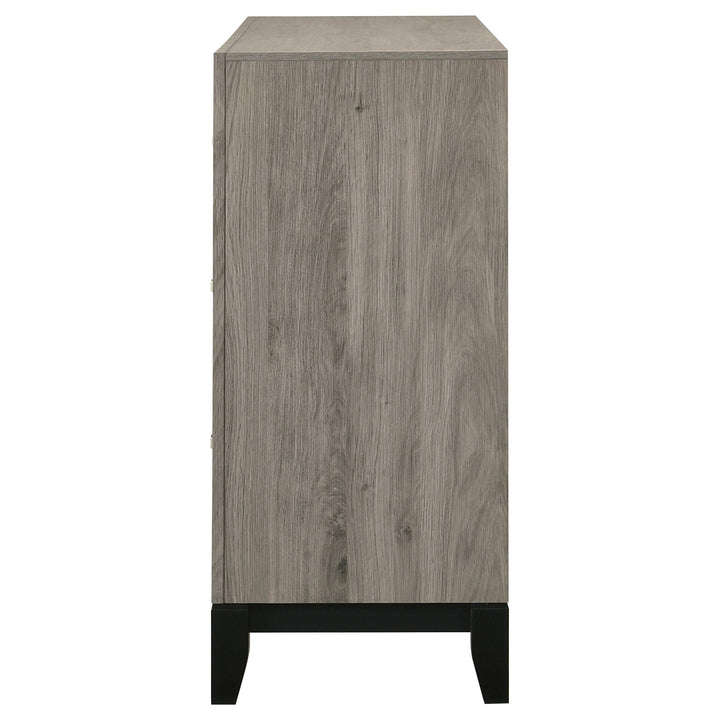 Valen 6-drawer Bedroom Dresser Cabinet Light Taupe