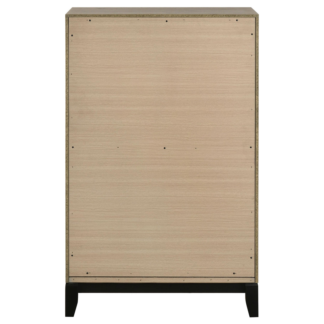 Valen 5-drawer Bedroom Chest of Drawers Light Taupe