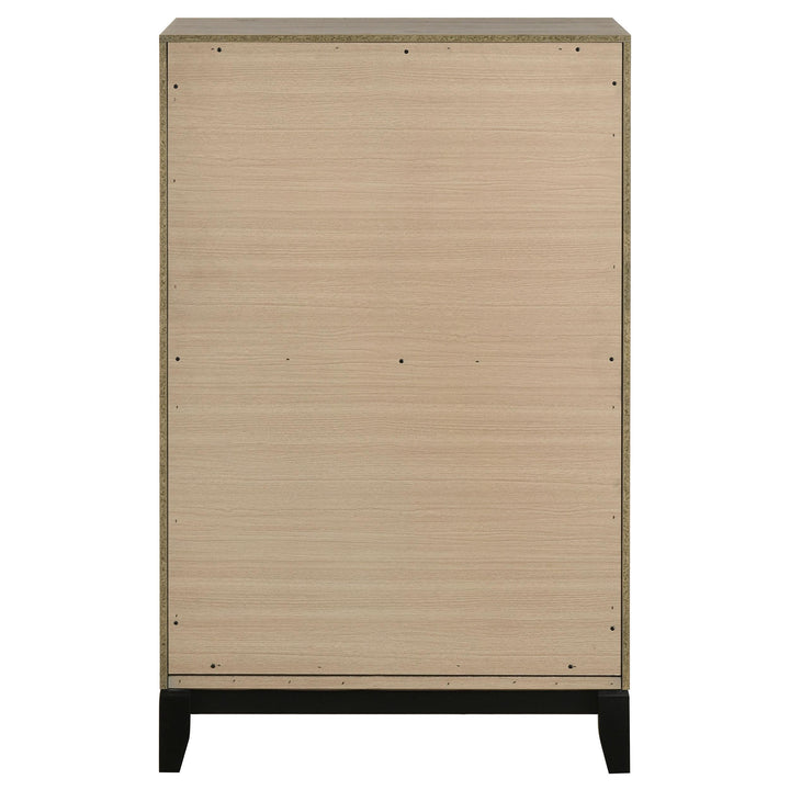 Valen 5-drawer Bedroom Chest of Drawers Light Taupe