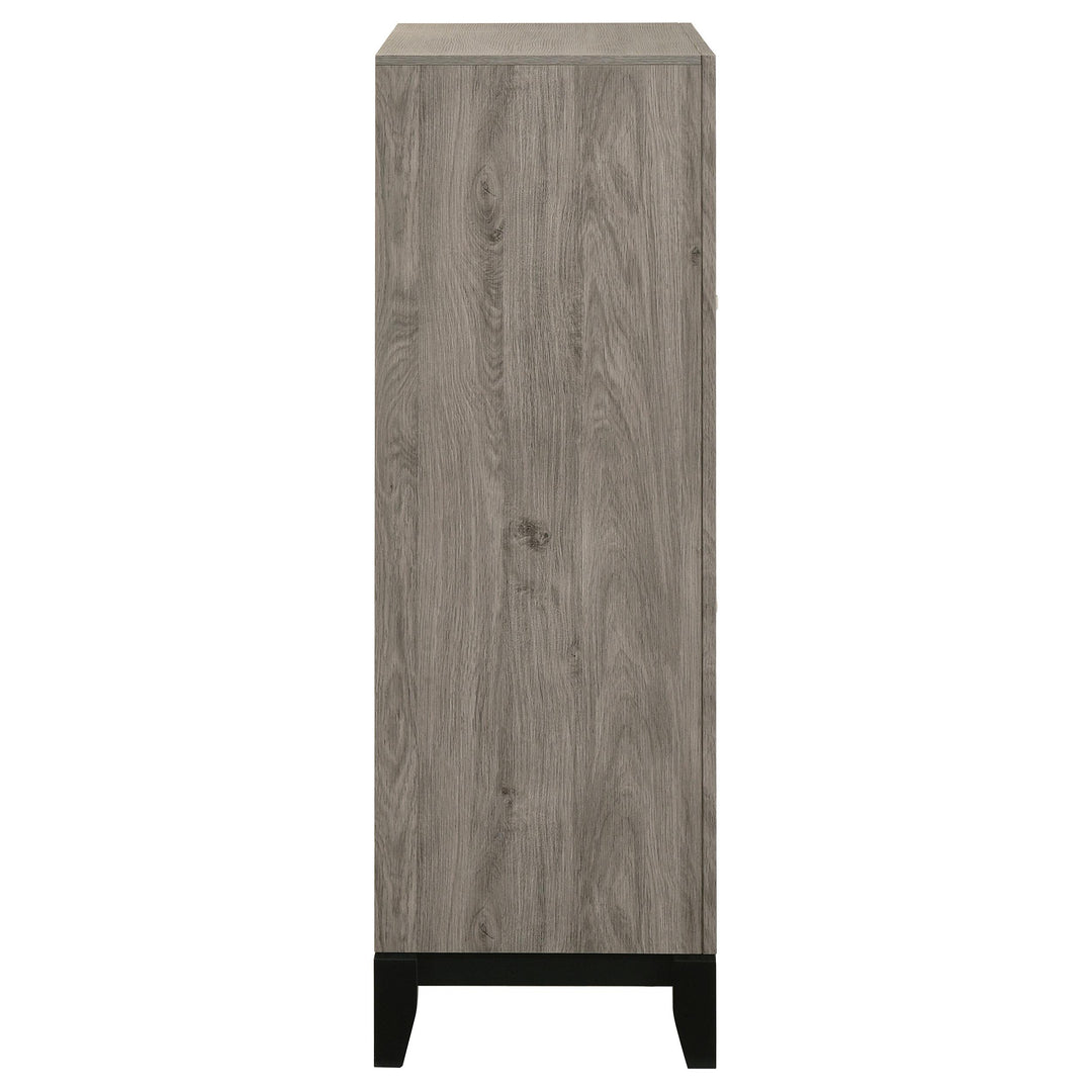 Valen 5-drawer Bedroom Chest of Drawers Light Taupe