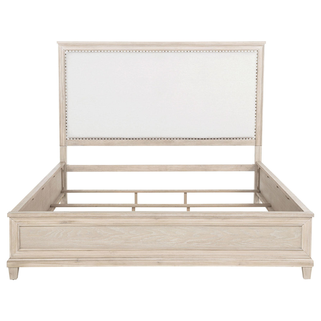 Pembroke 66-inch Eastern King Panel Bed Washed Oak