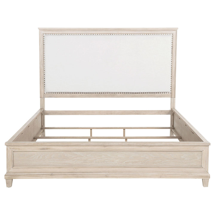 Pembroke 66-inch California King Panel Bed Washed Oak