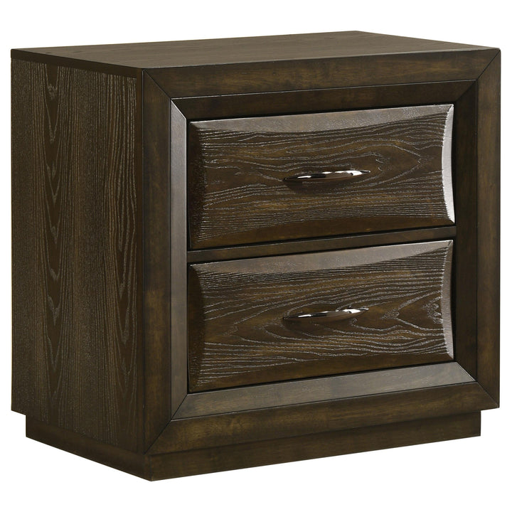 Atlas 4-piece Eastern King Bedroom Set Dark Oak