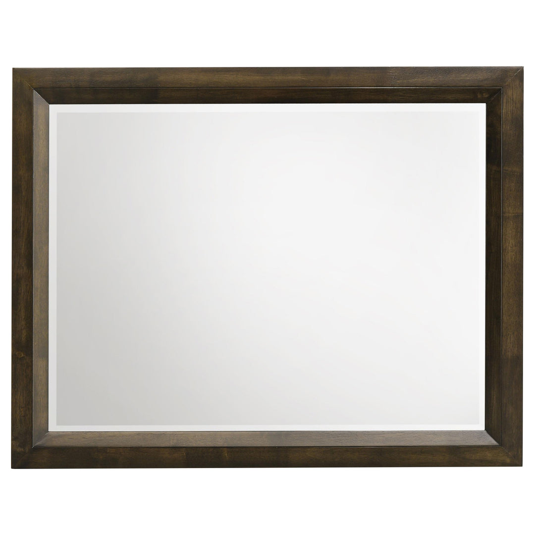 Atlas Bedroom Dresser Mirror Dark Oak