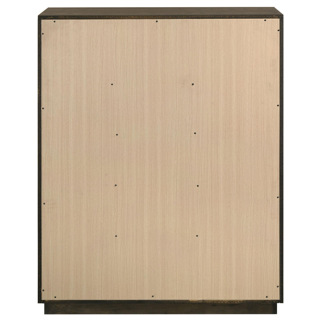 Atlas 5-drawer Bedroom Chest of Drawers Dark Oak