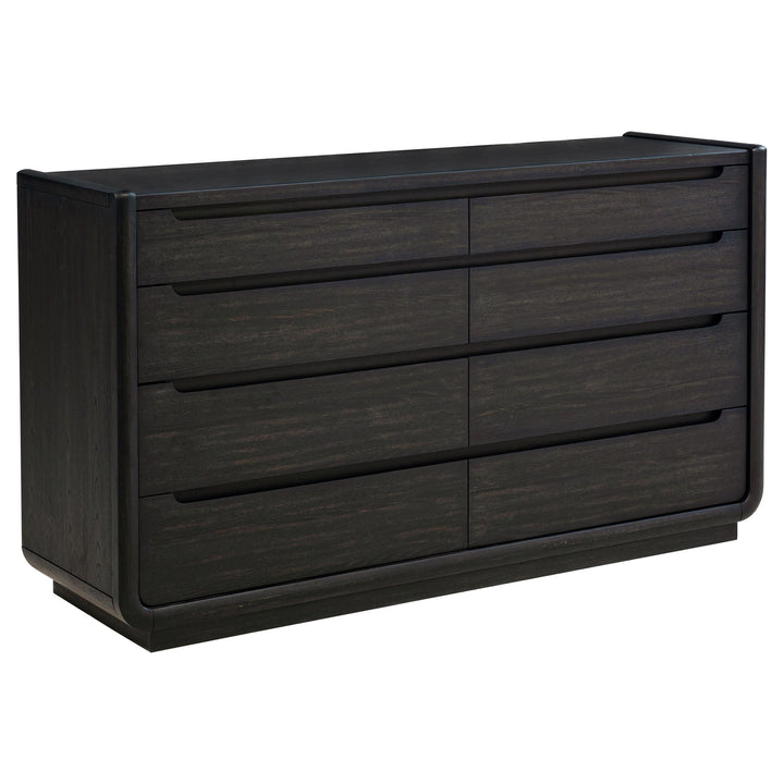 Leandro 5-piece Queen Bedroom Set Burnished Black