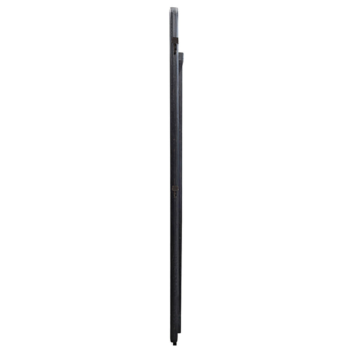 Leandro 76-inch Full Length Floor Mirror Burnished Black