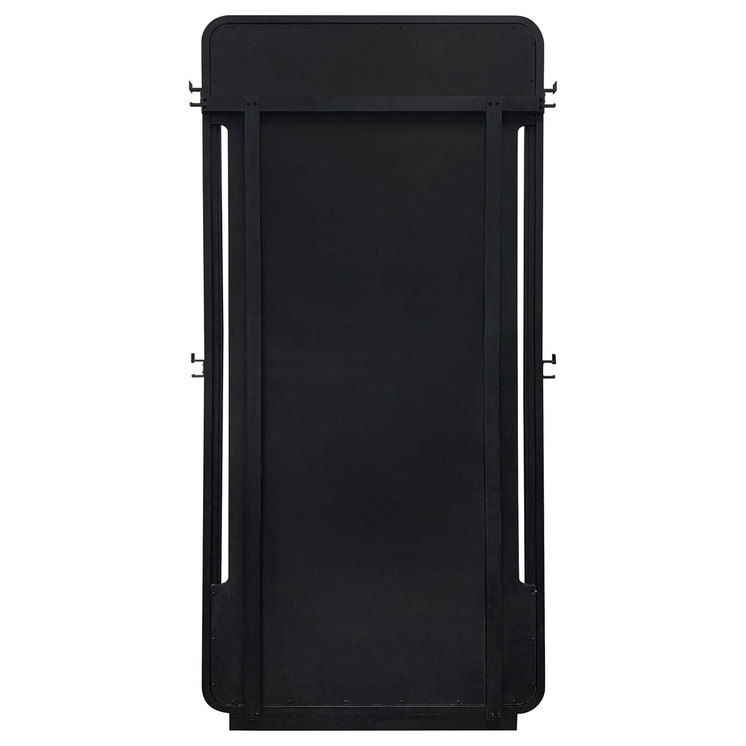 Leandro 76-inch Full Length Floor Mirror Burnished Black