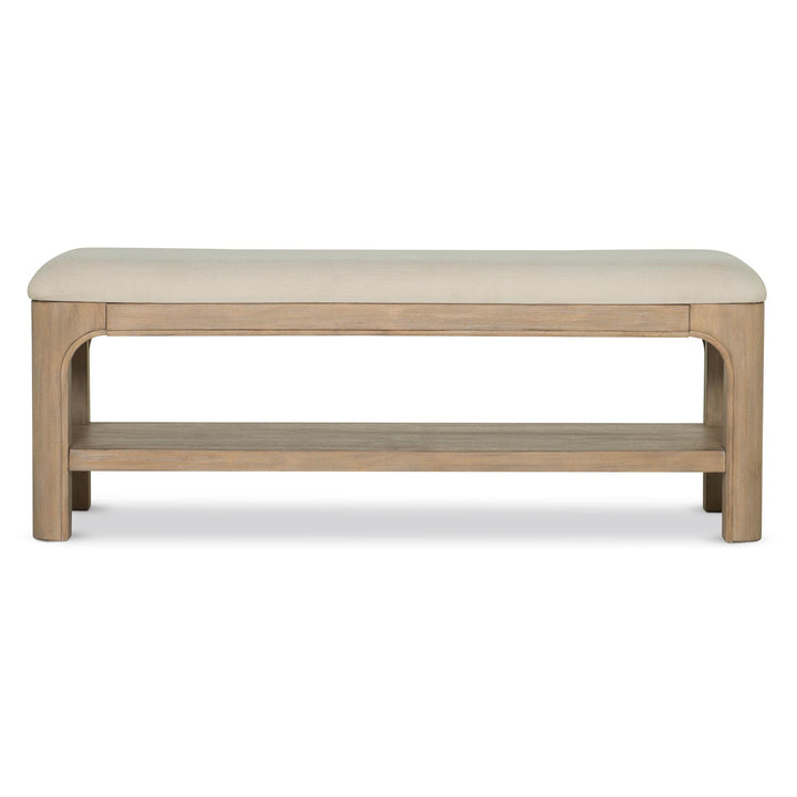 Solano 52-inch Bedroom Bed End Bench Weathered Mango