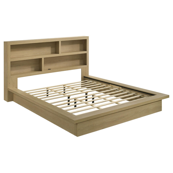 Hendricks 5-piece Eastern King Bedroom Set Light Oak