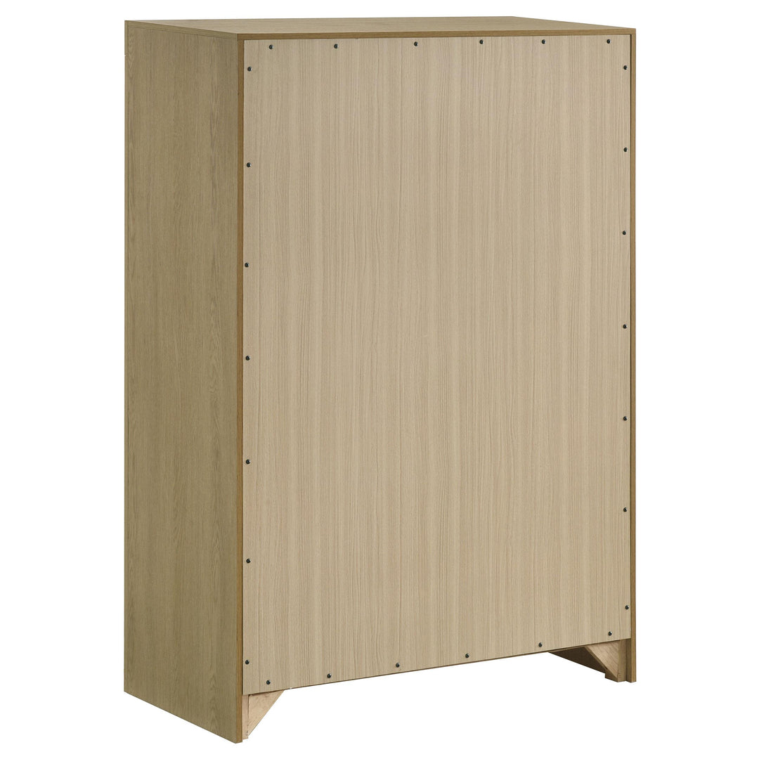 Hendricks 5-piece Eastern King Bedroom Set Light Oak