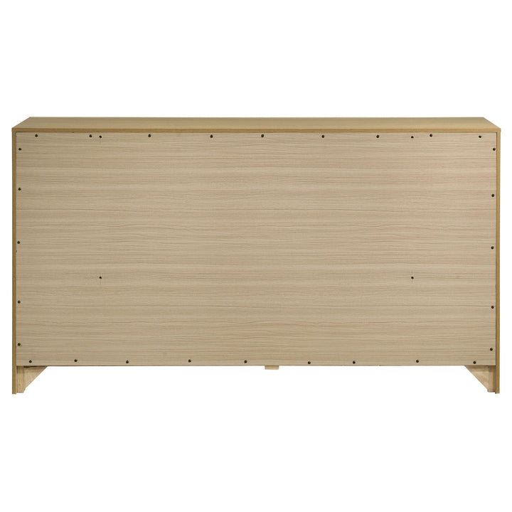 Hendricks 6-drawer Bedroom Dresser Storage Cabinet Light Oak