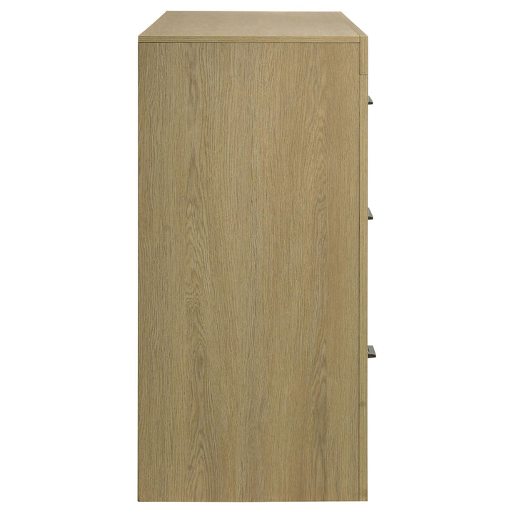 Hendricks 6-drawer Bedroom Dresser Storage Cabinet Light Oak