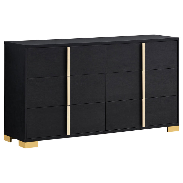 Marceline 4-piece Eastern King Bedroom Set Black
