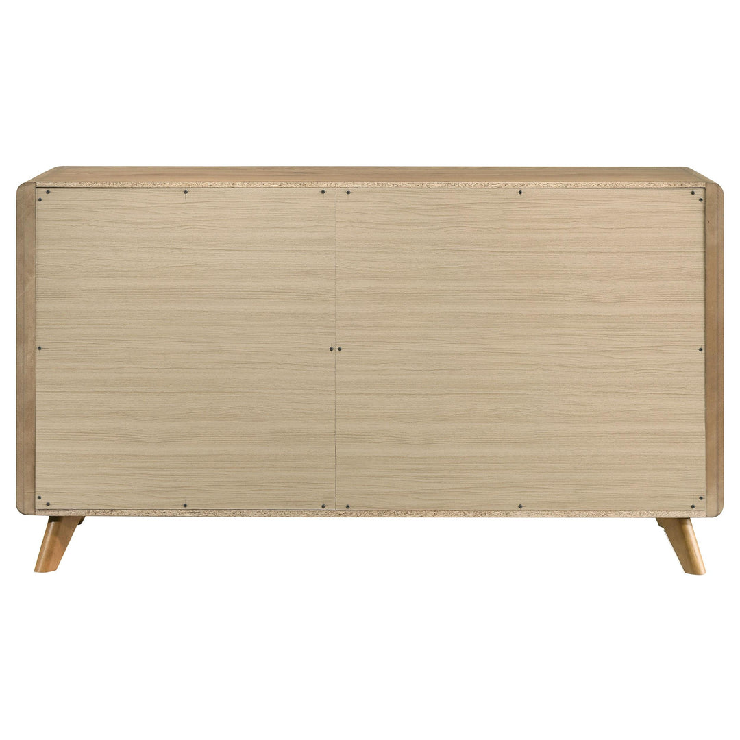 Bennett 6-drawer Bedroom Dresser Cabinet Light Oak