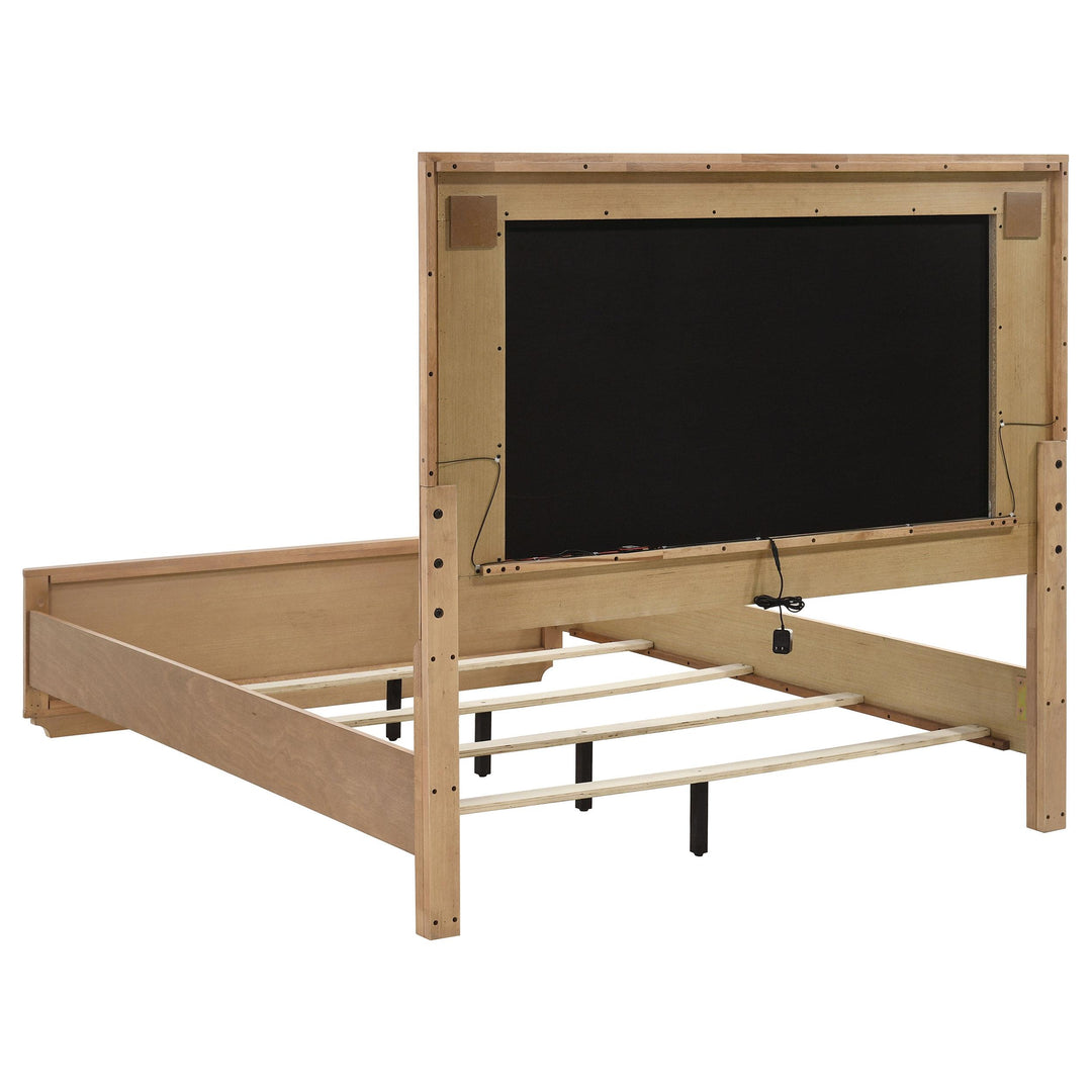 Leanne 5-piece Queen Bedroom Set Light Oak