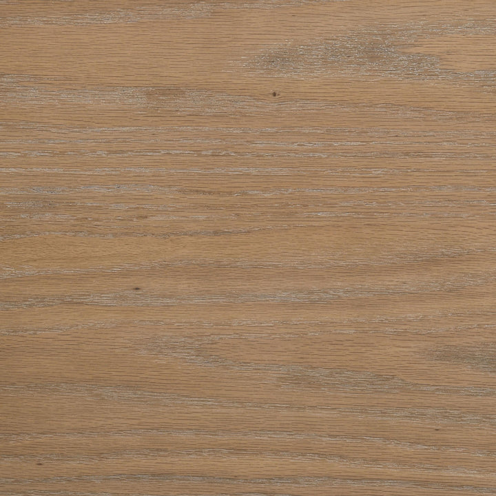 Leanne 6-drawer Sinter Stone Top Dresser and Mirror Light Oak