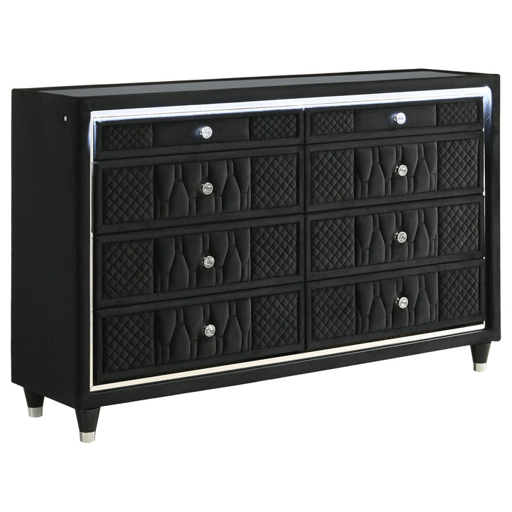 Lorient 4-piece Eastern King Bedroom Set Black