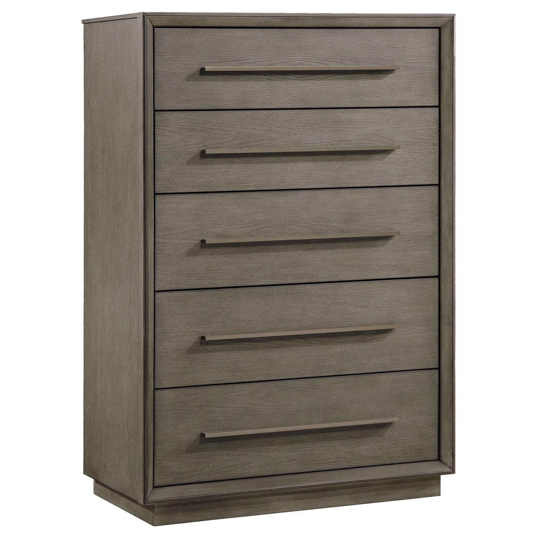Durango 5-piece Eastern King Bedroom Set Taupe Oak
