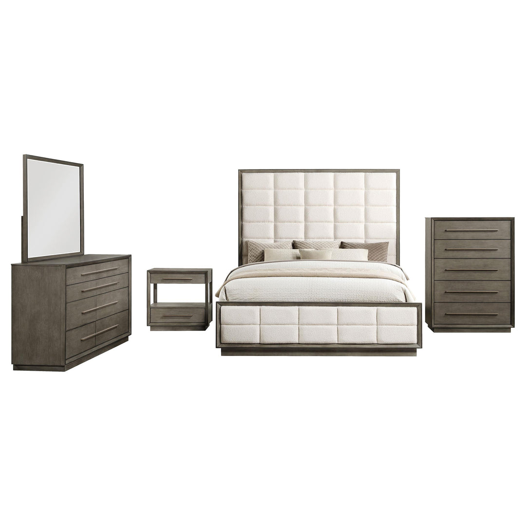 Durango 5-piece Queen Bedroom Set Taupe Oak