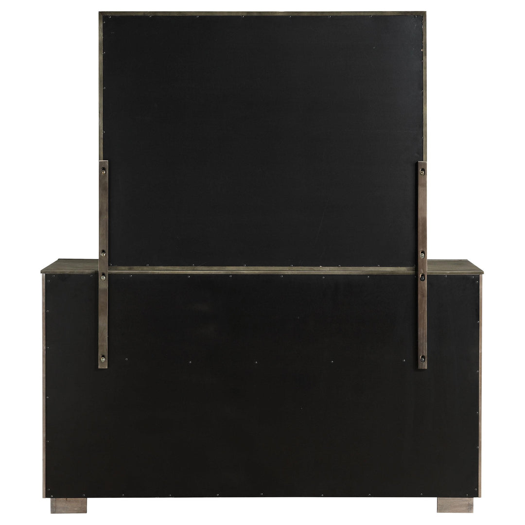 Durango 8-drawer Dresser and Mirror Taupe Oak